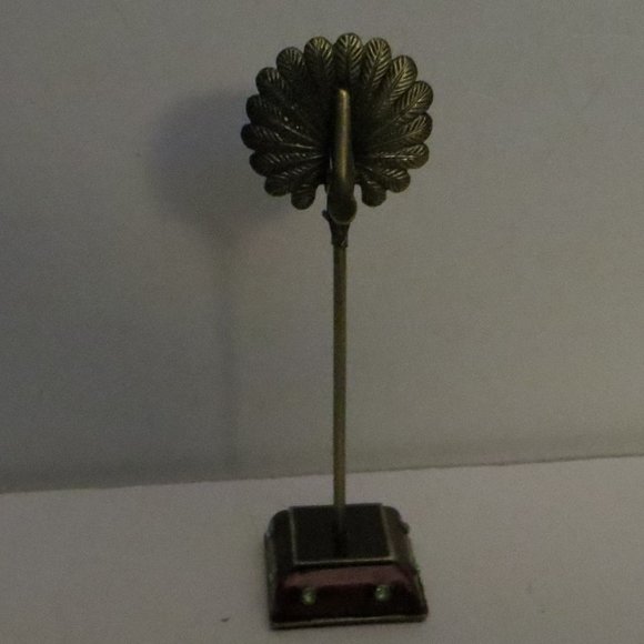 2 New Boxes Set Of 8 Table Place Card Holders Turkey Top Design Metal - Picture 4 of 6